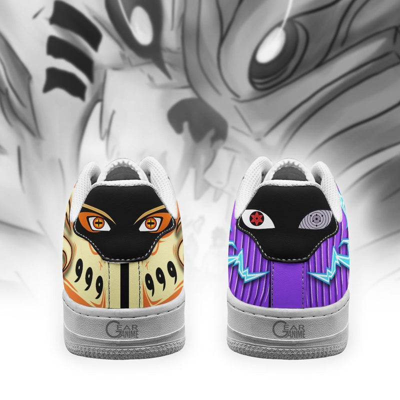 Shuriken and Sasuke Susanoo Air Sneakers