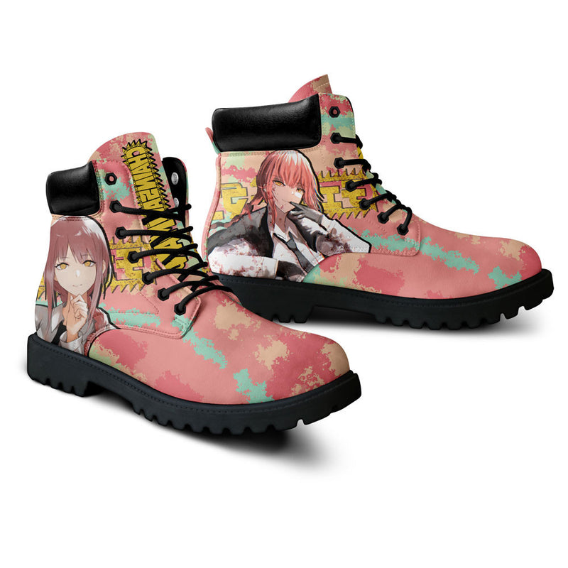 Makima Boots Shoes Anime Custom NTT121