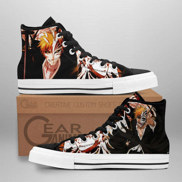 Ichigo Kurosaki Hollow High Top Shoes TT0409