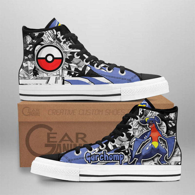 Garchomp High Top Shoes