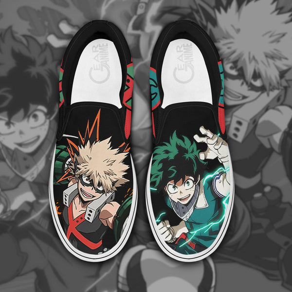 Katsuki Bakugo Izuku Midoriya Slip-On Shoes TT0303