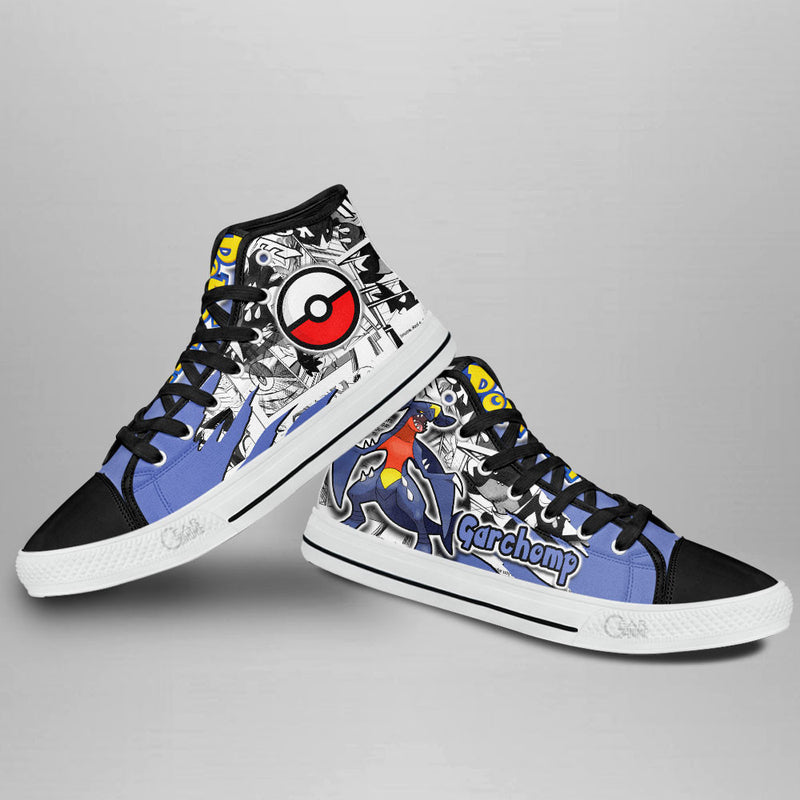 Garchomp High Top Shoes