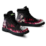 Nezuko Kamado Demon Boots Shoes Anime Custom