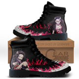 Nezuko Kamado Demon Boots Shoes Anime Custom