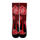 Akatsuki Village Hidden Leafs Socks Costume Symbol Socks