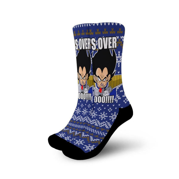 Vegeta Over 9000 Socks Ugly Gift Idea