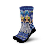 Gogeta Blue Socks Ugly Gift Idea