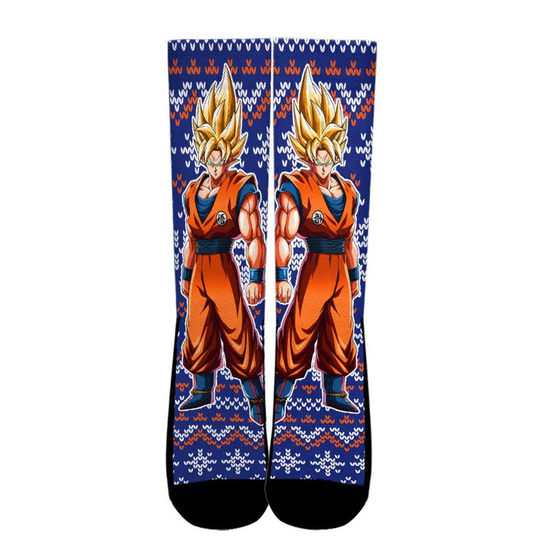 Goku Super Saiyan Socks Ugly Gift Idea