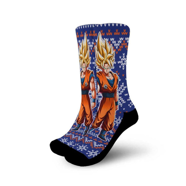 Goku Super Saiyan Socks Ugly Gift Idea