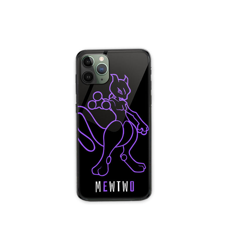 Mewtwo Led Phone Case Anime Light Up Phone Cases PT3105