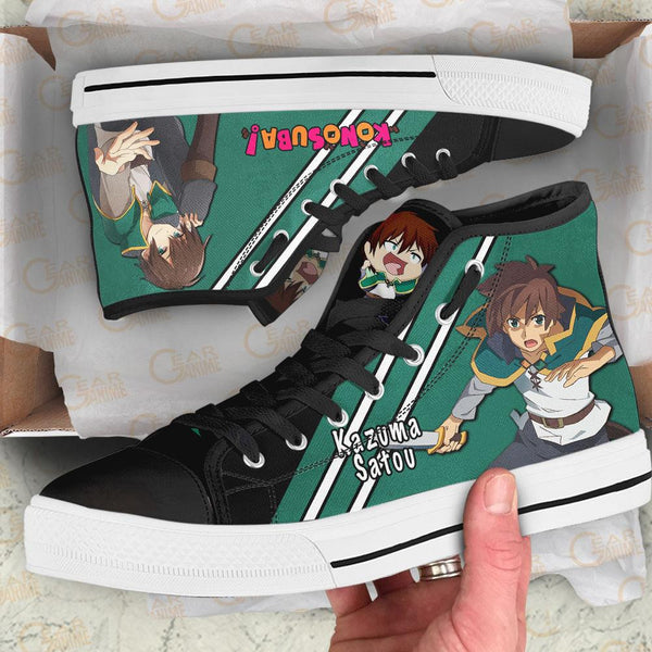 KonoSuba Kazuma Satou High Top Shoes NT0611