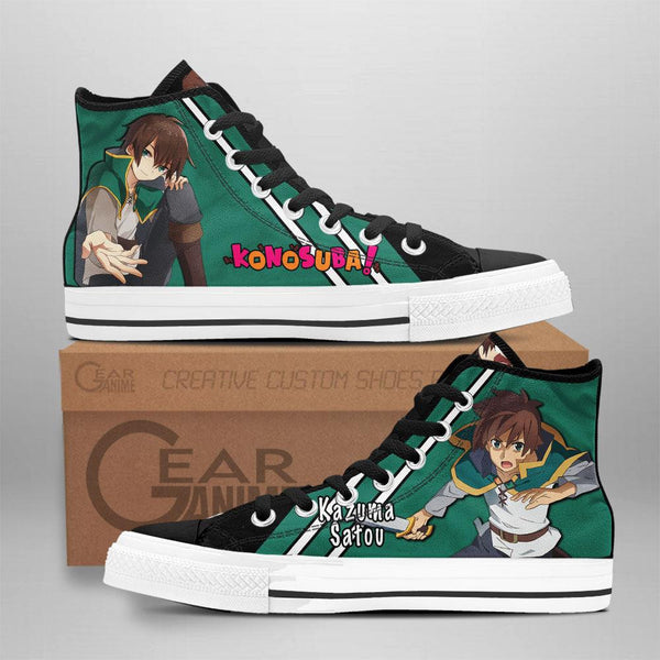 KonoSuba Kazuma Satou High Top Shoes NT0611