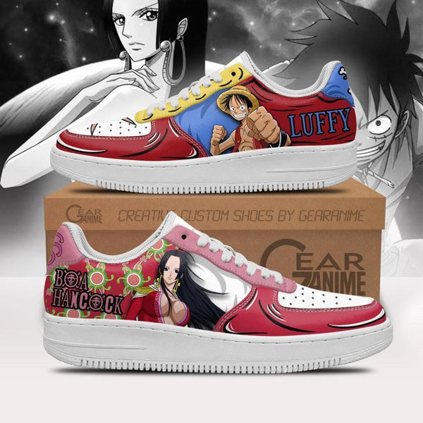 Boa Hancock And Luffy Air Sneakers MN2306