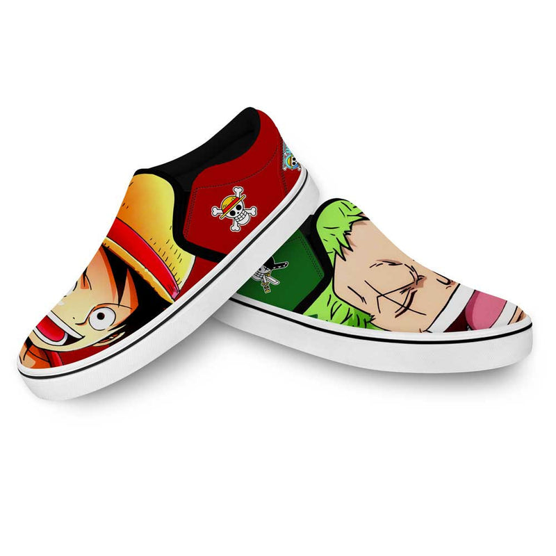 Luffy and Zoro Slip-On Shoes NTT040 Great Idea