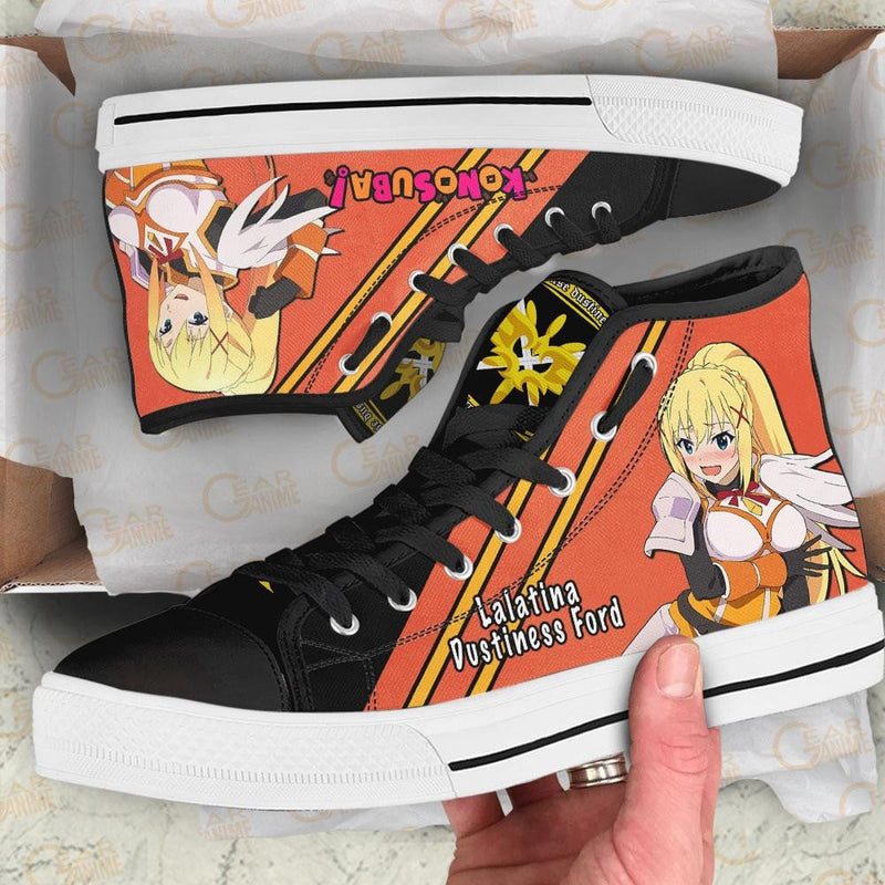 KonoSuba Lalatina Dustiness Ford Darkness High Top Shoes NT0611