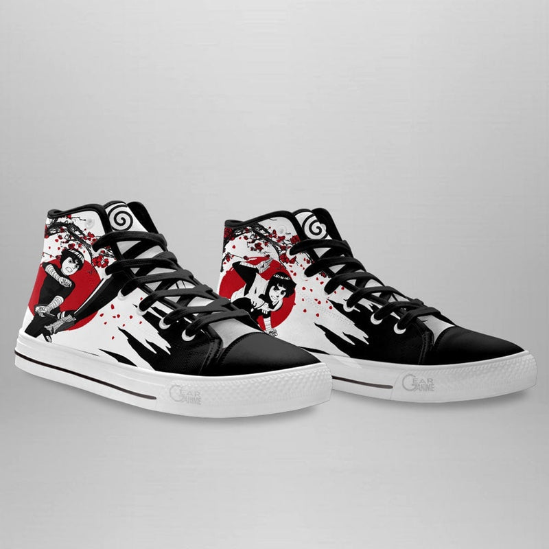 Rock Lee High Top Anime Shoes