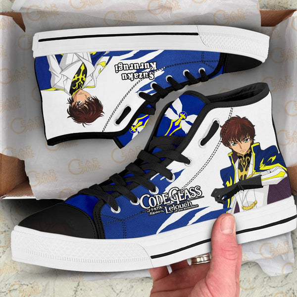 Suzaku Kururugi High Top Shoes