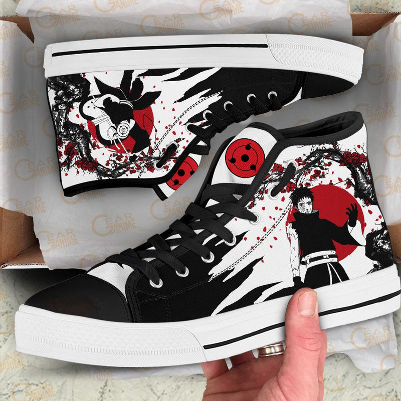 Obito Uchiha High Top Shoes