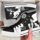 Black Butler Sebastian Michaelis High Top Shoes NTT041