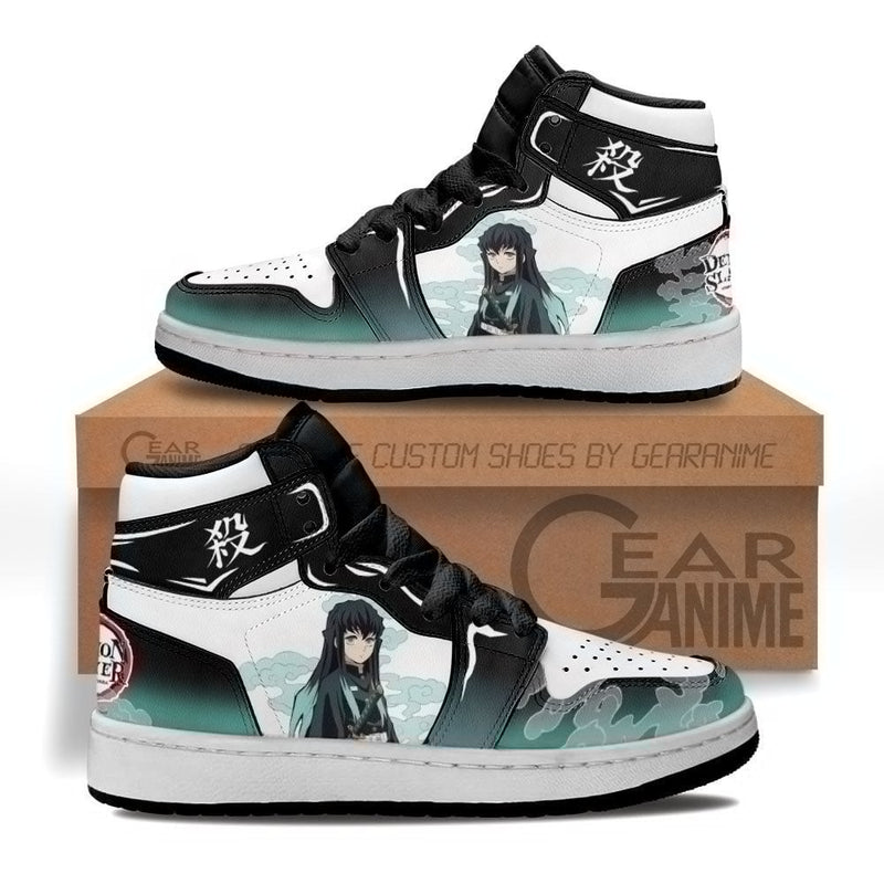 Muichiro Tokito Kids Sneakers Anime