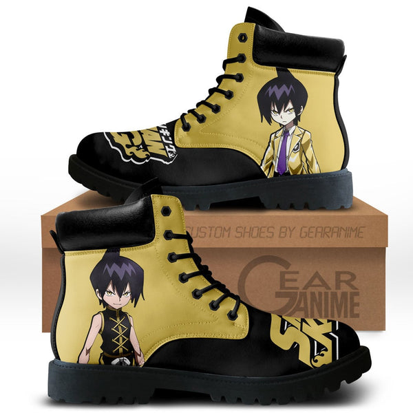 Shaman King Tao Ren Boots Shoes Anime Custom NTT191