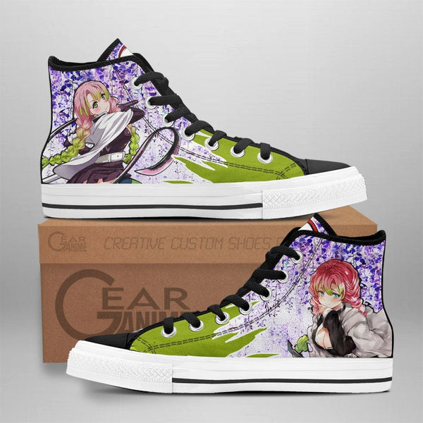 Mitsuri Kanroji High Top Shoes Wisteria