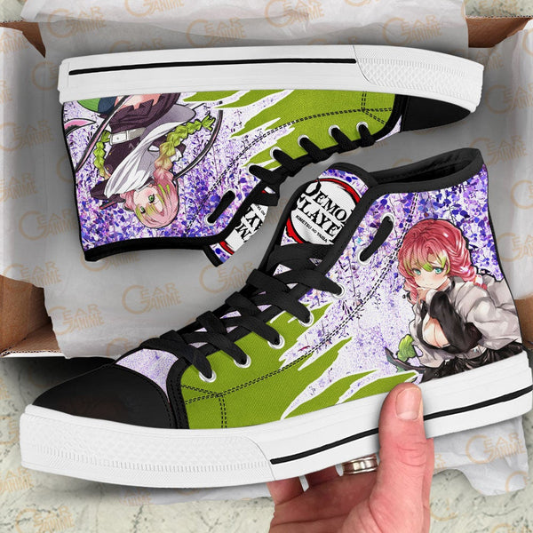 Mitsuri Kanroji High Top Shoes Wisteria