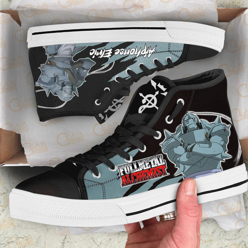 Alphonse Elric High Top Shoes