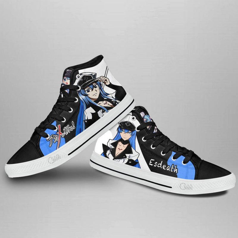 Akame ga Kill Esdeath High Top Shoes NTT121