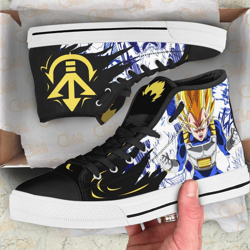 Vegeta Saiyan High Top Shoes TT3108