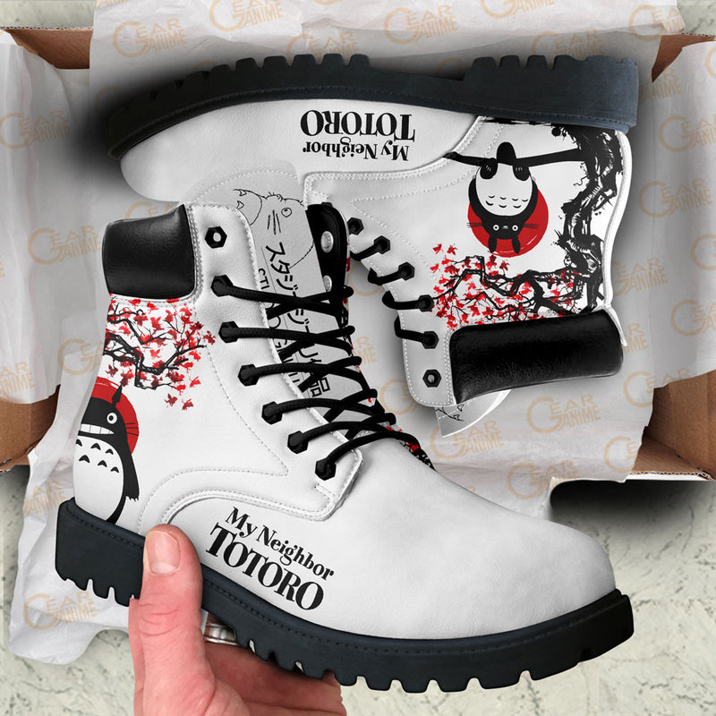 Totoro Boots Shoes Anime Custom NTT121