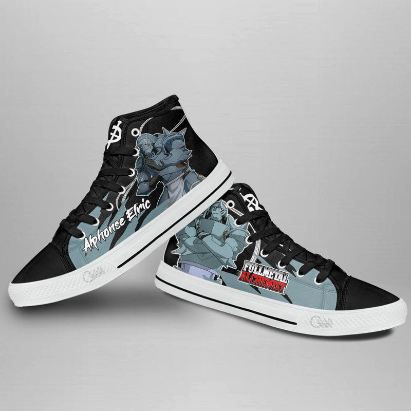 Alphonse Elric High Top Shoes