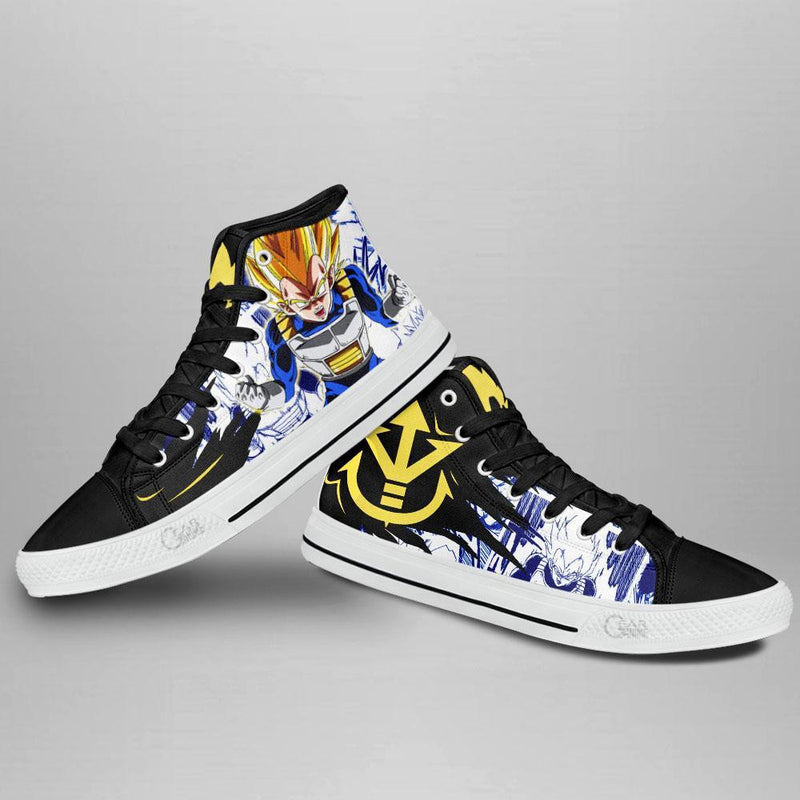 Vegeta Saiyan High Top Shoes TT3108