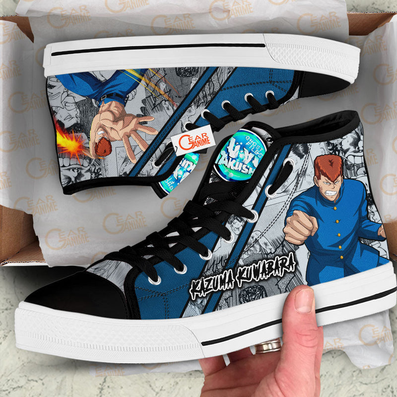 Yu Yu Hakusho Kazuma Kuwabara High Top Shoes NTT090