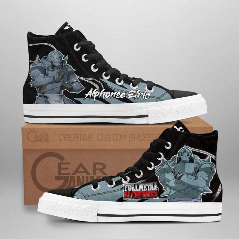 Alphonse Elric High Top Shoes