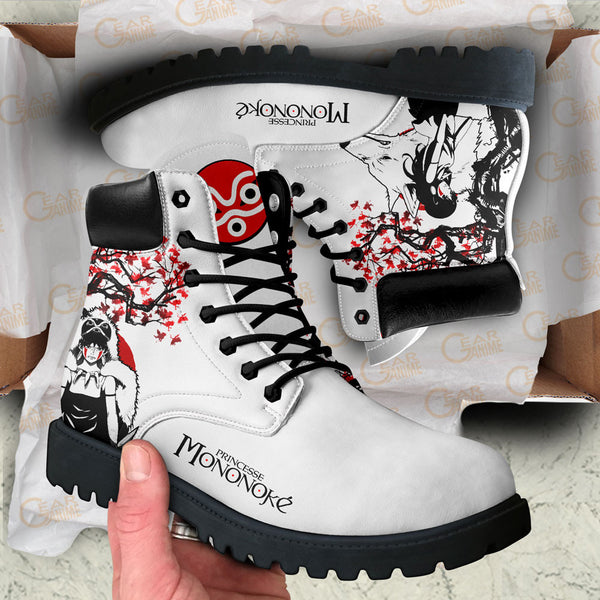 Princess Mononoke Boots Shoes Anime Custom NTT121