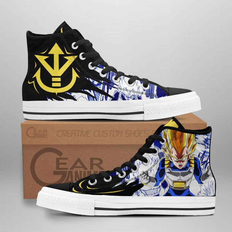 Vegeta Saiyan High Top Shoes TT3108