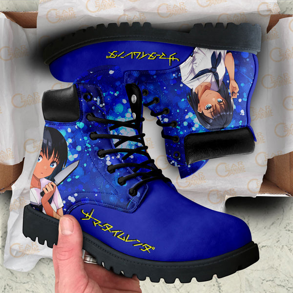 Summertime Render Mio Kofune Boots Shoes Anime Custom NTT271