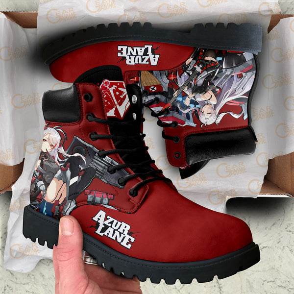 Azur Lane Prinz Eugen Boots Anime Custom Game Shoes NTT211