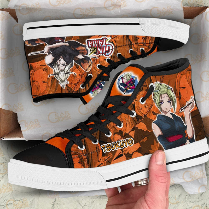 Gintama Tsukuyo High Top Shoes