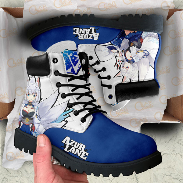 Azur Lane Kaga Boots Anime Custom Game Shoes NTT211