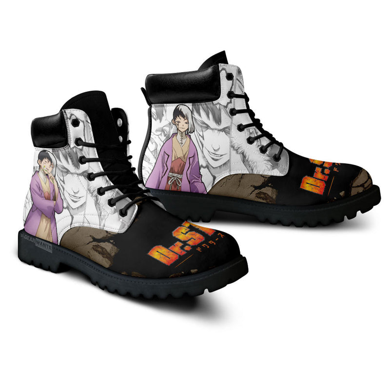 Gen Asagiri Boots Shoes Anime Custom MV1912