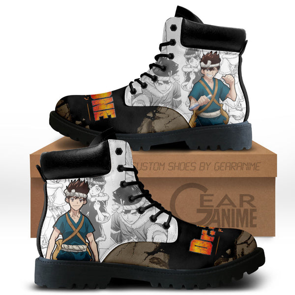 Chrome Boots Shoes Anime Custom MV1912