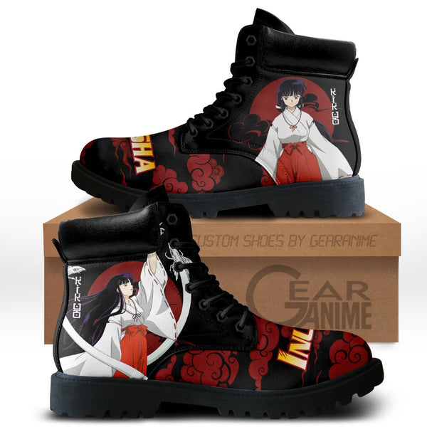 InuYasha Kikyo Boots Shoes Anime Custom MV1912