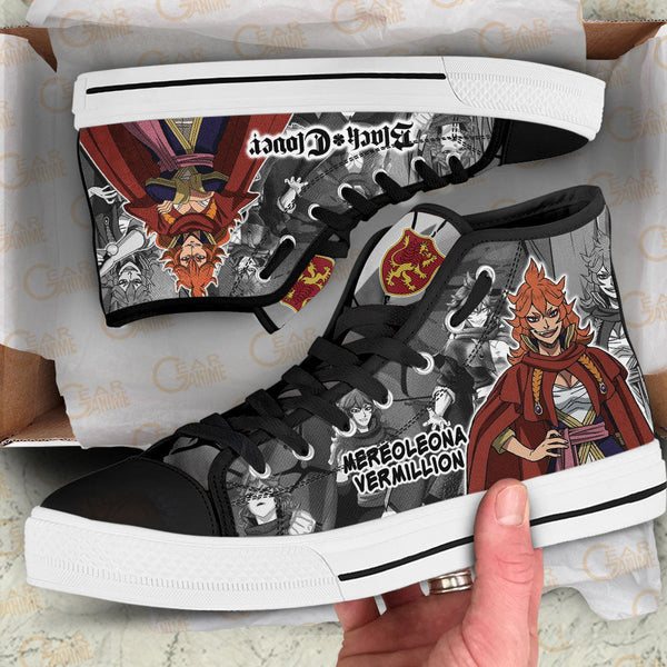 Mereoleona Vermillion High Top Shoes