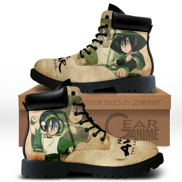 Avatar The Last Toph Beifong Boots Shoes Anime Custom MV1312