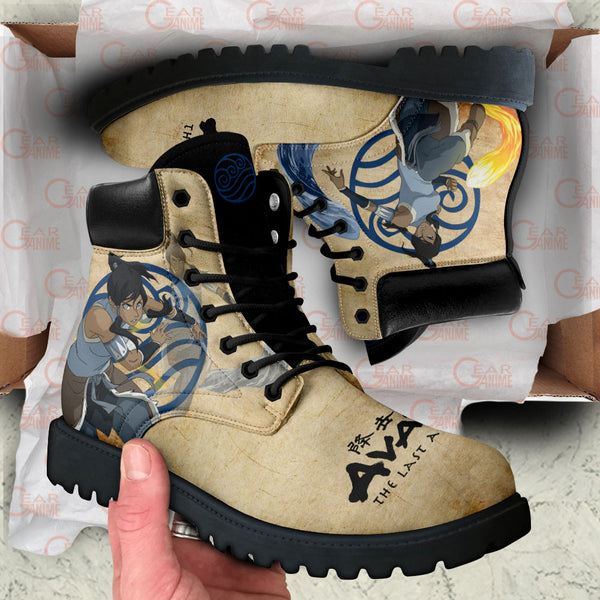 Avatar The Last Korra Boots Shoes Anime Custom MV1312