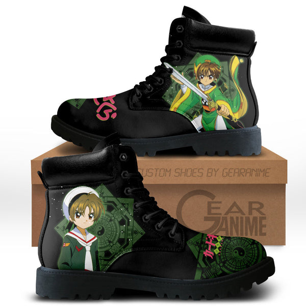 Cardcaptor Sakura Shaoran Li Boots Shoes Anime Custom MV1912