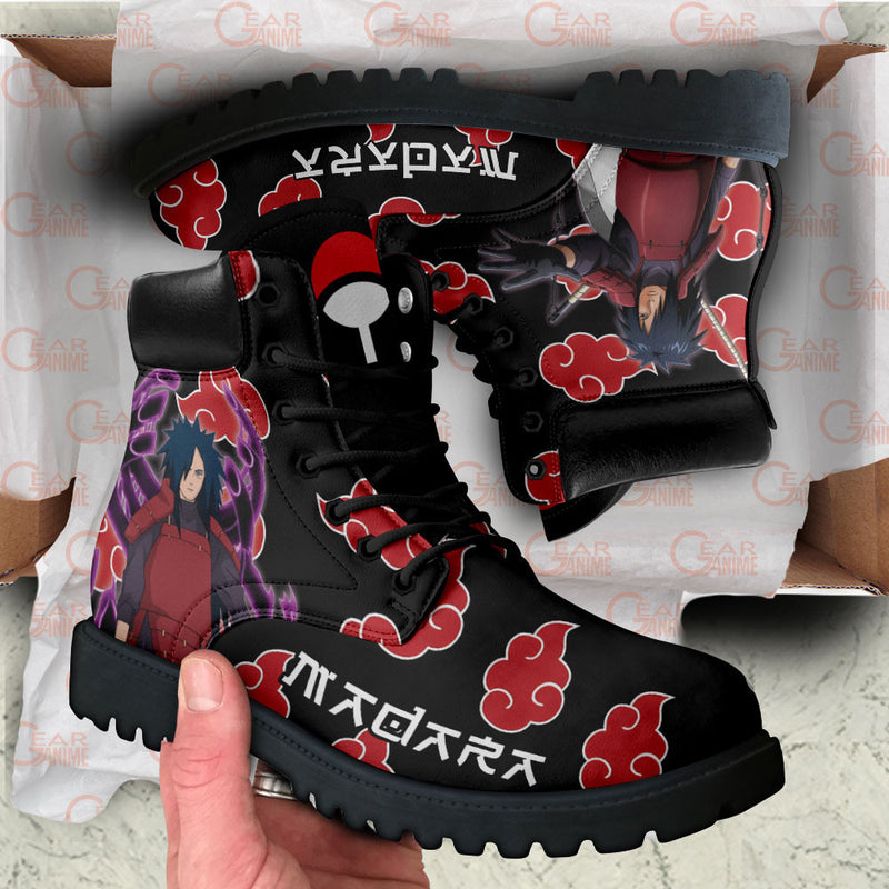 Madara Uchiha Boots Shoes Anime Custom MV1110