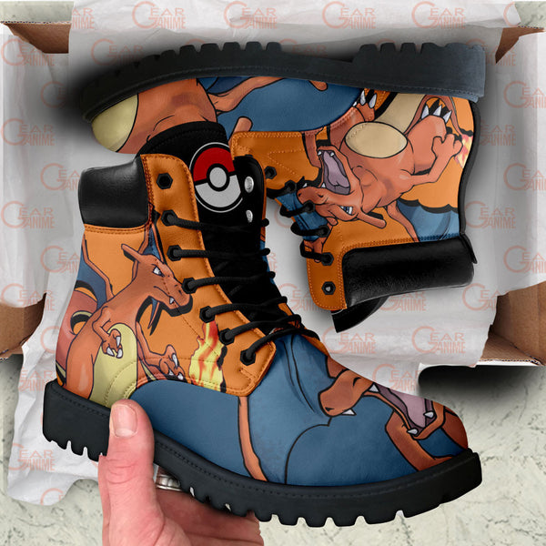 Charizard Boots Shoes Anime Custom